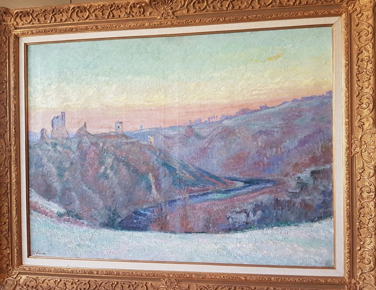 Armand Guillaumin, Crozant, huile sur toile