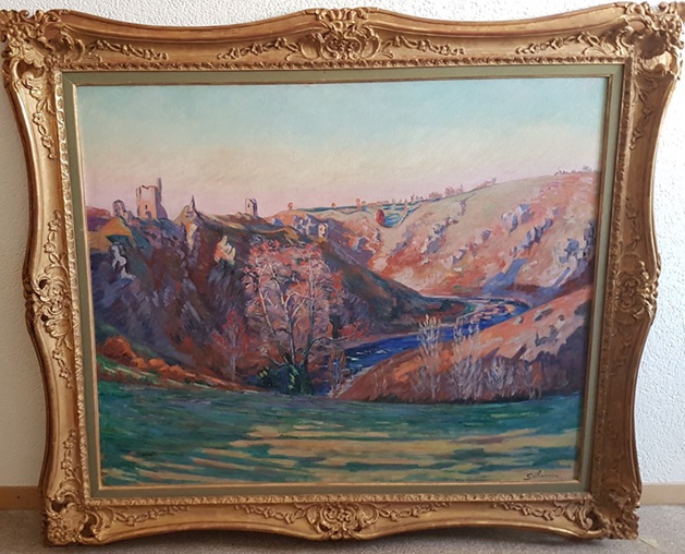 Armand Guillaumin, Vallée, Huile sur toile